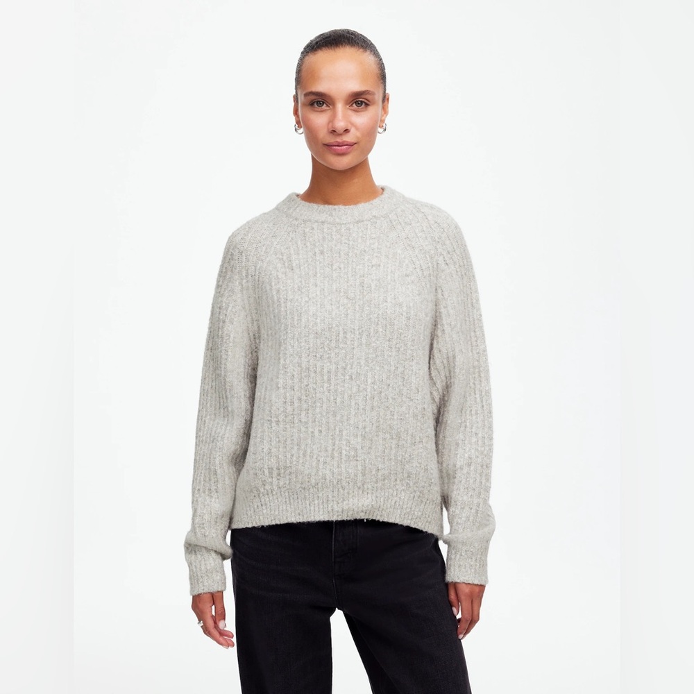 Madewell Ribbed Cotton-Blend Sweater